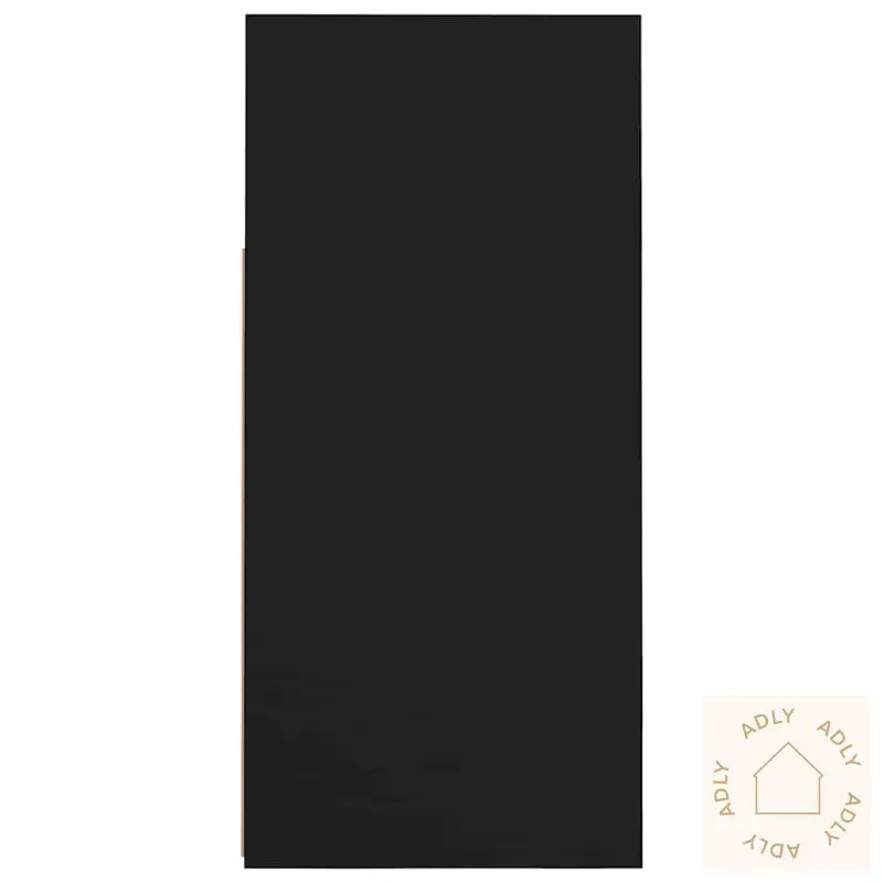 Skjenk Med Led-Lys Svart 80X35X75 Cm