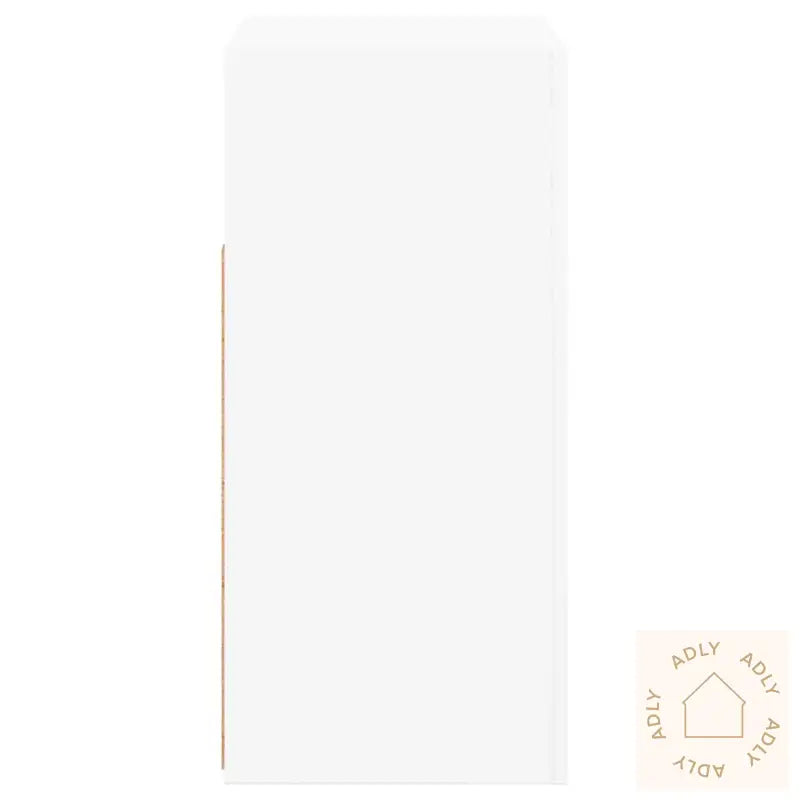 Skjenk Med Led-Lys Hvit 80X35X75 Cm