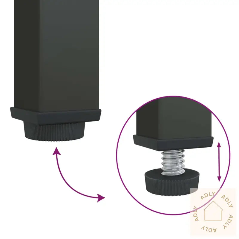 Skjenk Svart 75X35X105 Cm Glass Og Stål