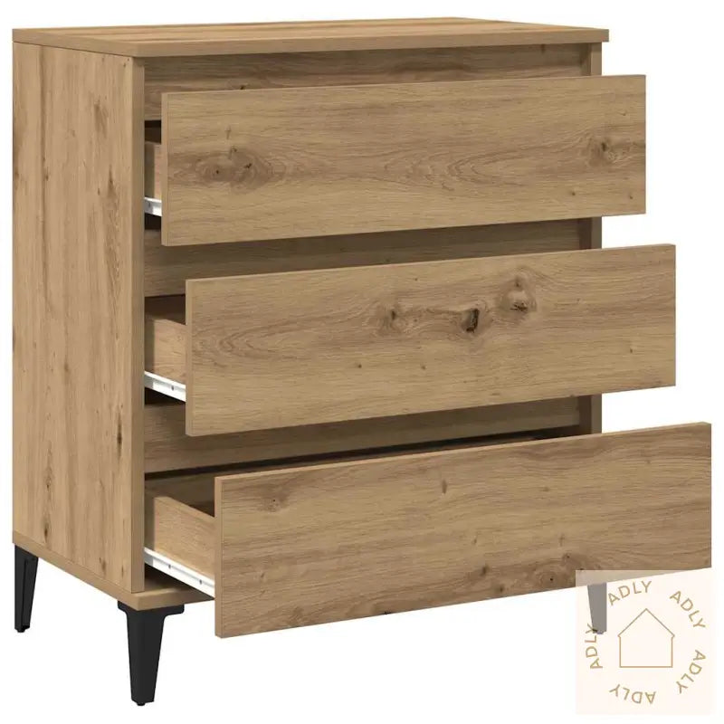 Skjenk Artisan Eik 60X35X70 Cm Konstruert Tre