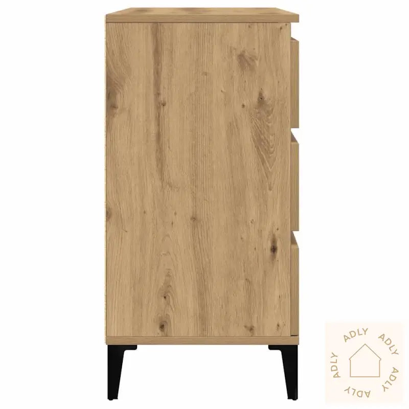 Skjenk Artisan Eik 60X35X70 Cm Konstruert Tre