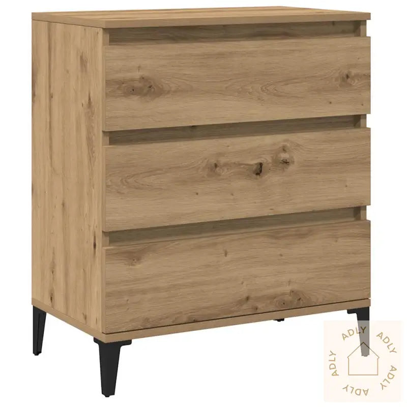 Skjenk Artisan Eik 60X35X70 Cm Konstruert Tre