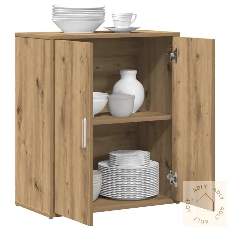 Skjenk Artisan Eik 60X31X70 Cm Konstruert Tre