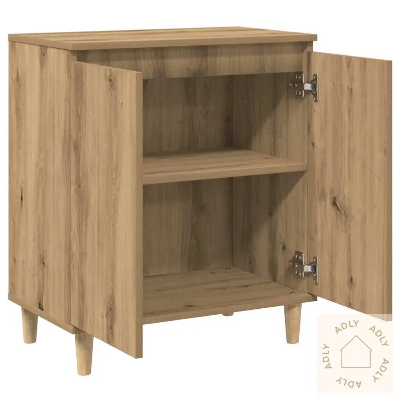Skjenk Artisan Eik 60X35X70 Cm Konstruert Tre