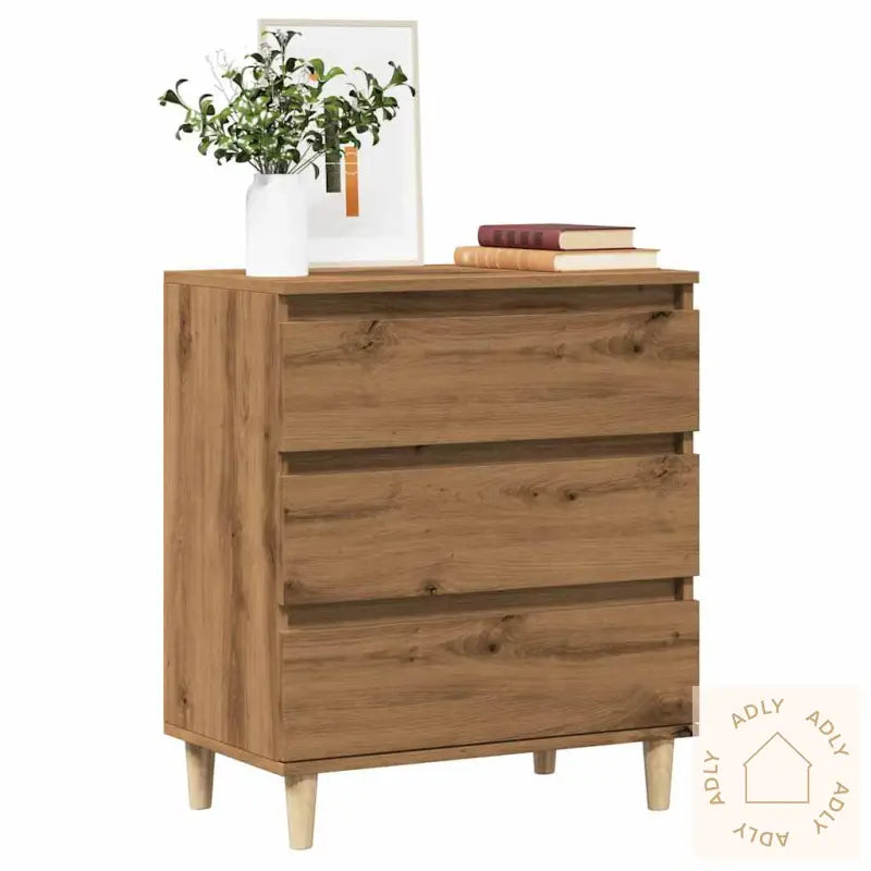 Skjenk Artisan Eik 60X35X70 Cm Konstruert Tre