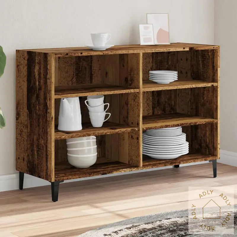 Skjenk Gammelt Tre 103,5X35X70 Cm Konstruert Tre