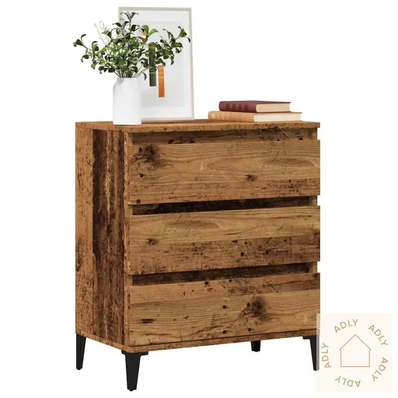 Skjenk Gammelt Tre 60X35X70 Cm Konstruert Tre
