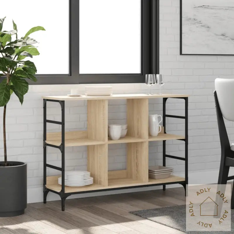 Skjenk Sonoma Eik 102X32X73,5 Cm Konstruert Tre