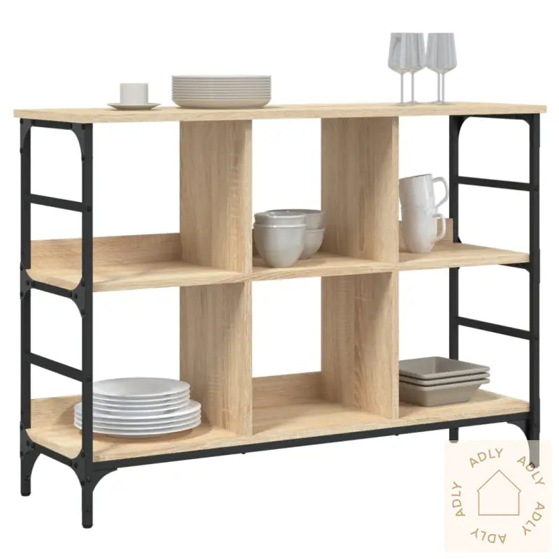 Skjenk Sonoma Eik 102X32X73,5 Cm Konstruert Tre