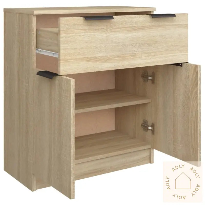 Skjenk Sonoma Eik 60X30X70 Cm Konstruert Tre
