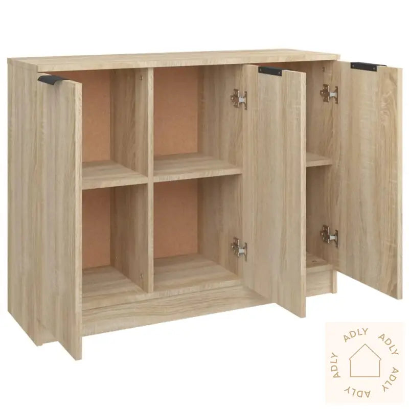Skjenk Sonoma Eik 90,5X30X70 Cm Konstruert Tre