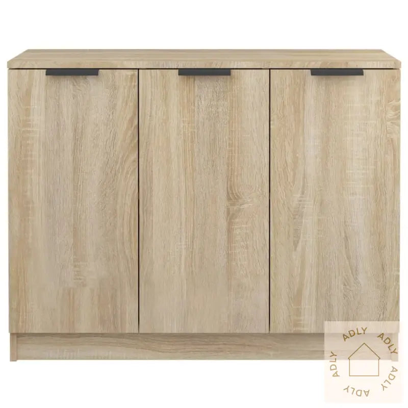 Skjenk Sonoma Eik 90,5X30X70 Cm Konstruert Tre