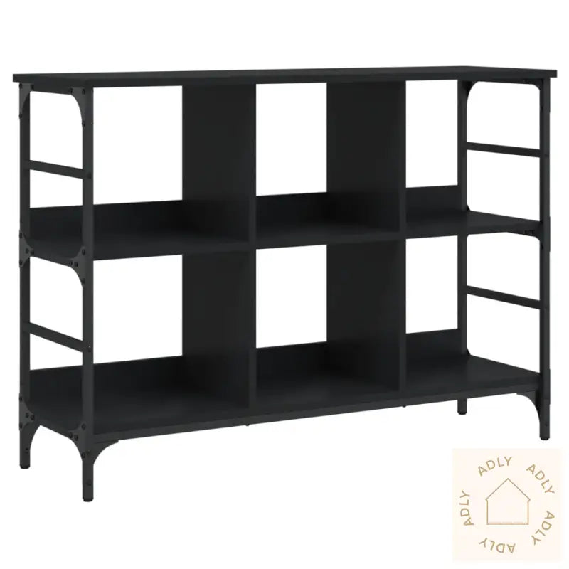 Skjenk Svart Eik 102X32X73,5 Cm Konstruert Tre
