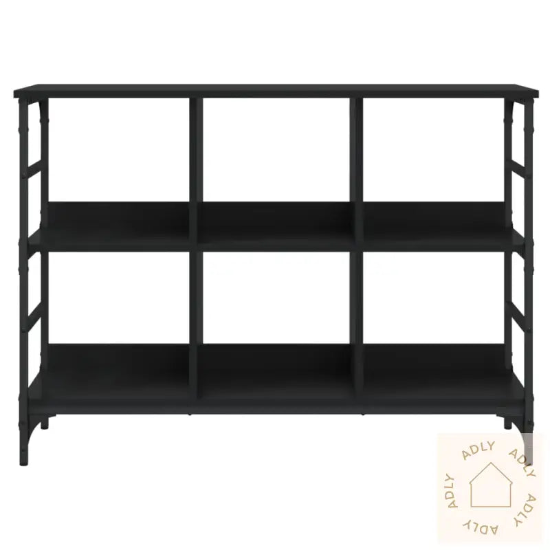 Skjenk Svart Eik 102X32X73,5 Cm Konstruert Tre