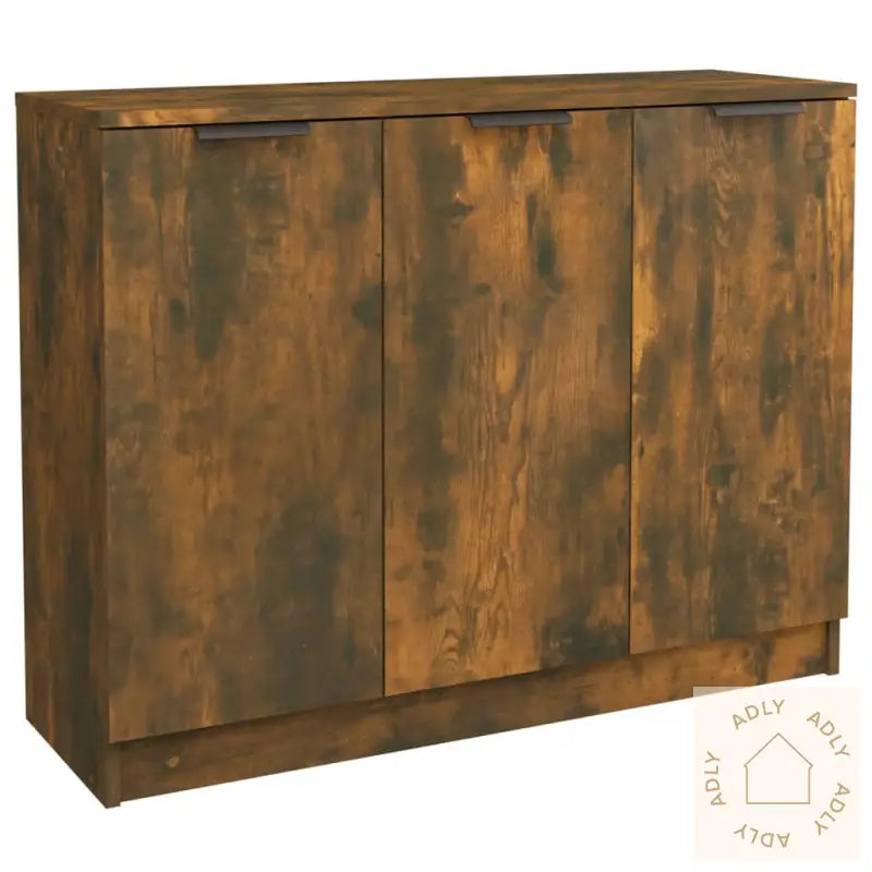 Skjenk Røkt Eik 90,5X30X70 Cm Konstruert Tre