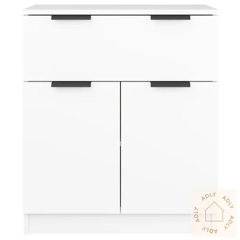 Skjenk Hvit 60X30X70 Cm Konstruert Tre