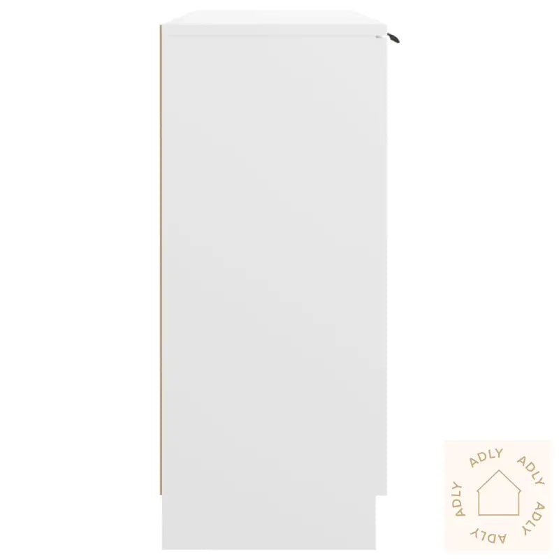 Skjenk Hvit 90,5X30X70 Cm Konstruert Tre