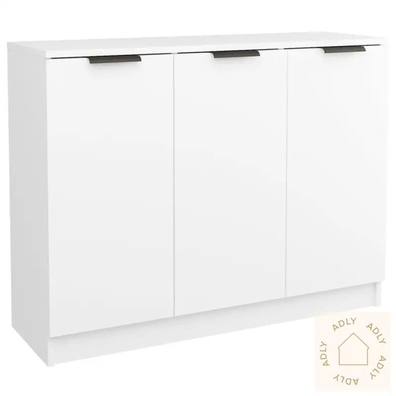 Skjenk Hvit 90,5X30X70 Cm Konstruert Tre
