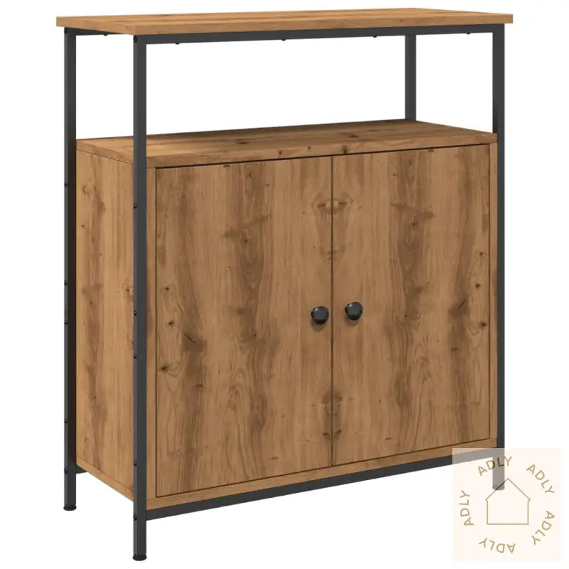 Skjenk Artisan Eik 70X30X80 Cm Konstruert Tre