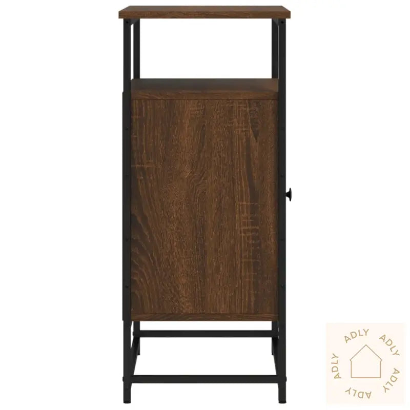 Skjenk Brun Eik 69X35X80 Cm Konstruert Tre