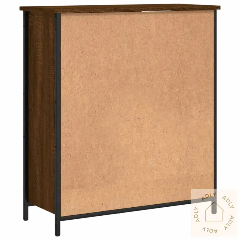 Skjenk Brun Eik 70X30X80 Cm Konstruert Tre