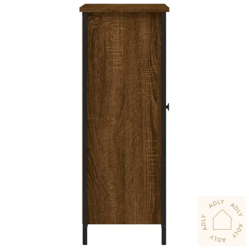 Skjenk Brun Eik 70X30X80 Cm Konstruert Tre