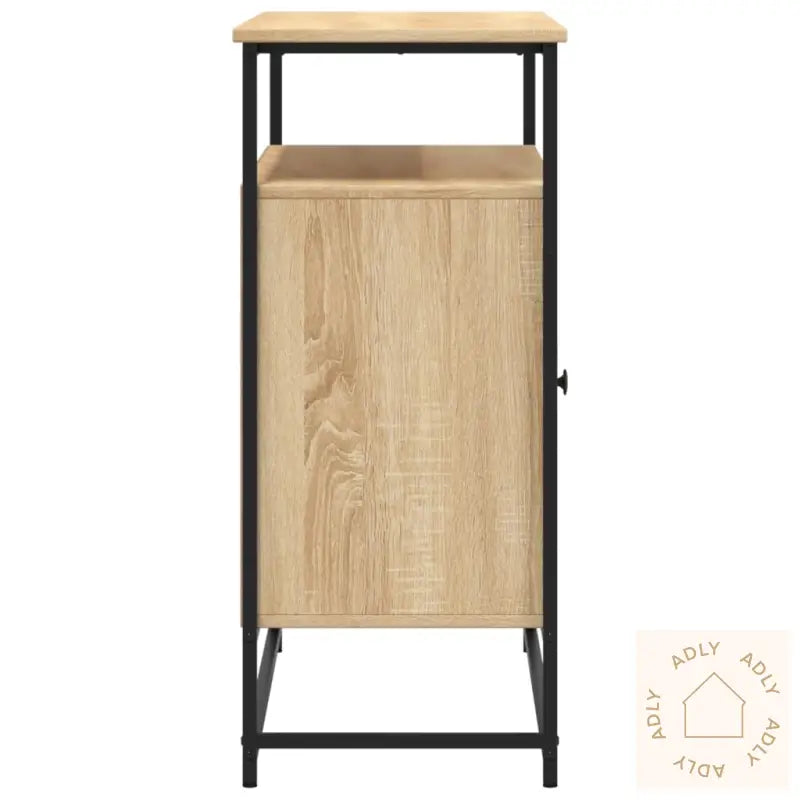 Skjenk Sonoma Eik 100X35X80 Cm Konstruert Tre