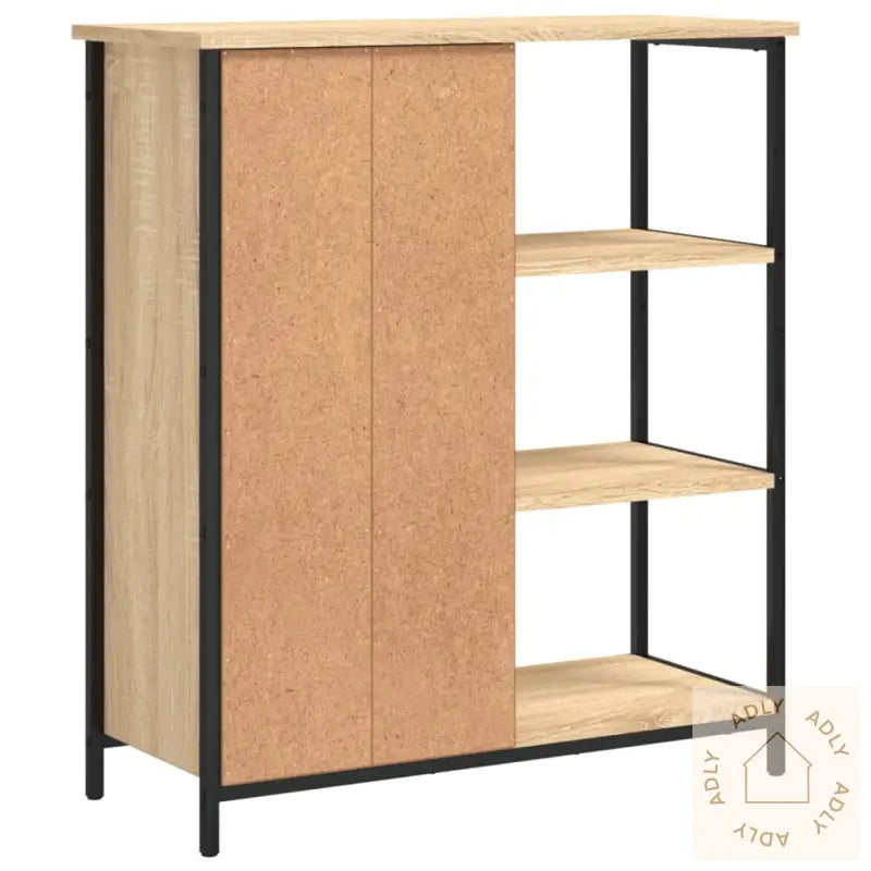 Skjenk Sonoma Eik 70X30X80 Cm Konstruert Tre