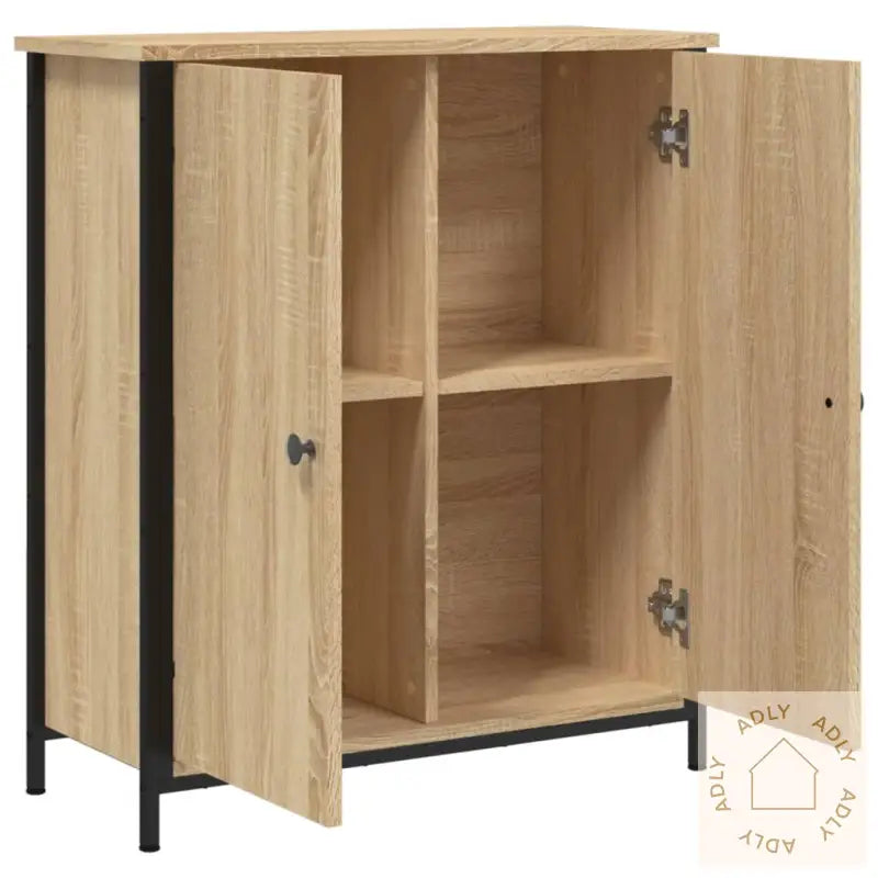Skjenk Sonoma Eik 70X30X80 Cm Konstruert Tre