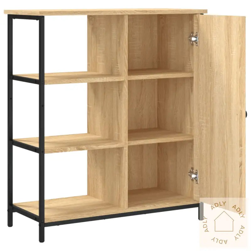 Skjenk Sonoma Eik 70X30X80 Cm Konstruert Tre