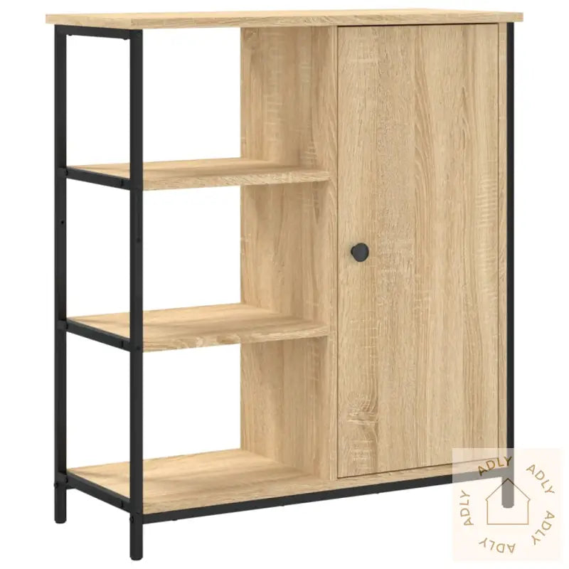 Skjenk Sonoma Eik 70X30X80 Cm Konstruert Tre