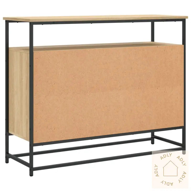 Skjenk Sonoma Eik 100X35X80 Cm Konstruert Tre