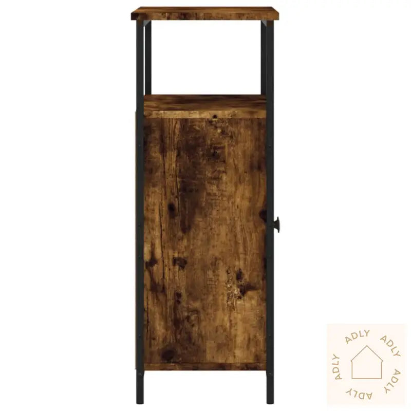 Skjenk Røkt Eik 70X30X80 Cm Konstruert Tre