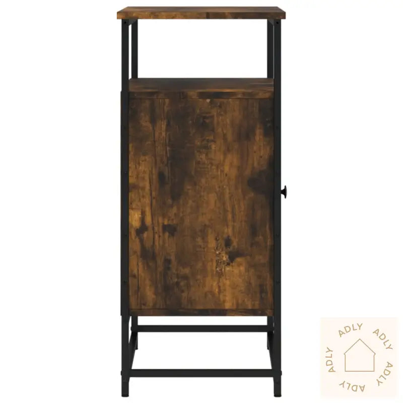 Skjenk Røkt Eik 69X35X80 Cm Konstruert Tre