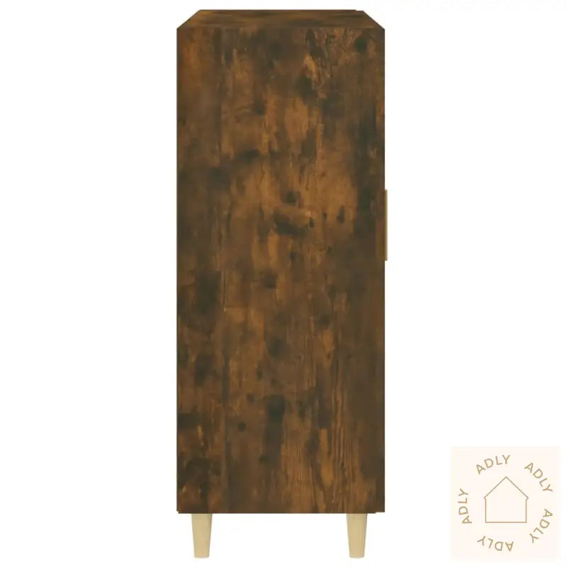 Skjenk Røkt Eik 69,5X34X90 Cm Konstruert Tre