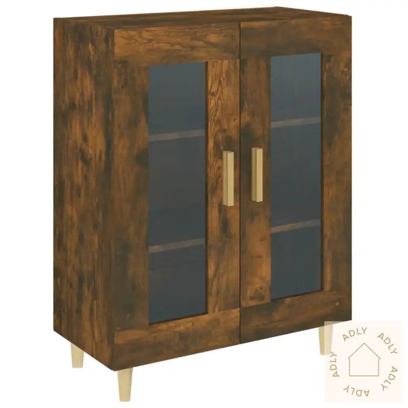 Skjenk Røkt Eik 69,5X34X90 Cm Konstruert Tre