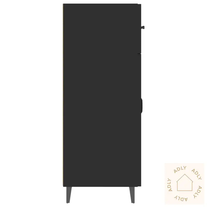 Skjenk Svart 69,5X34X90 Cm Konstruert Tre