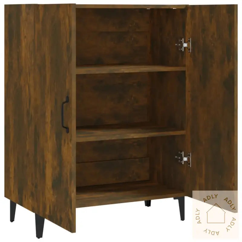 Skjenk Røkt Eik 70X34X90 Cm Konstruert Tre