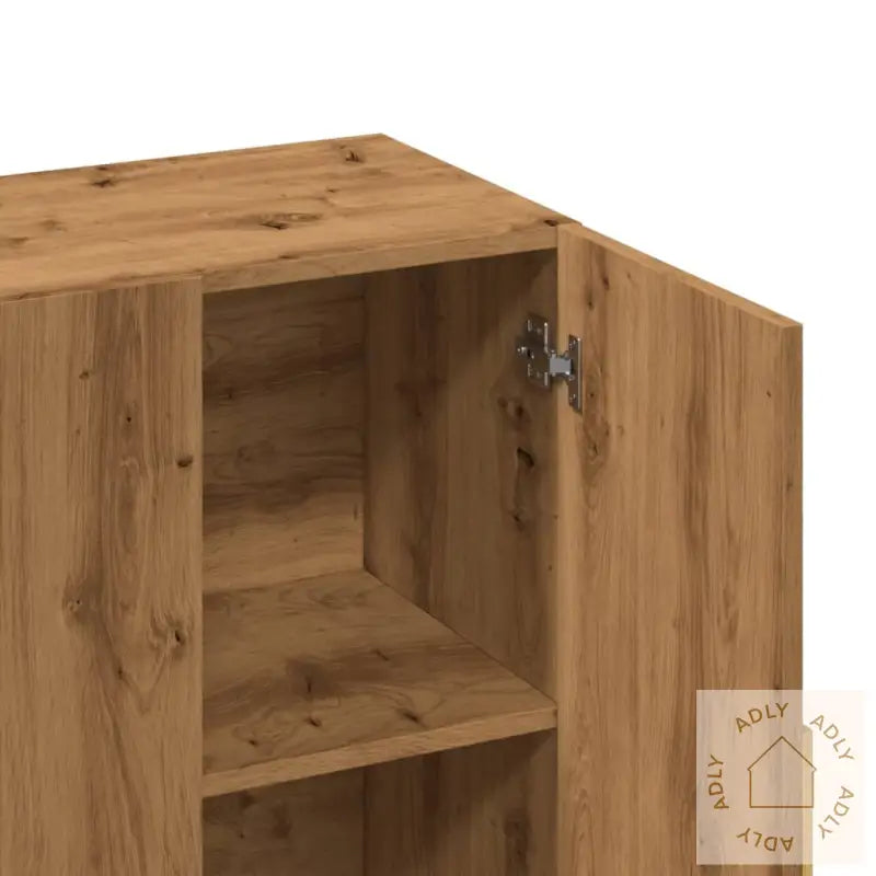 Skjenk Artisan Eik 90X34X80 Cm Konstruert Tre