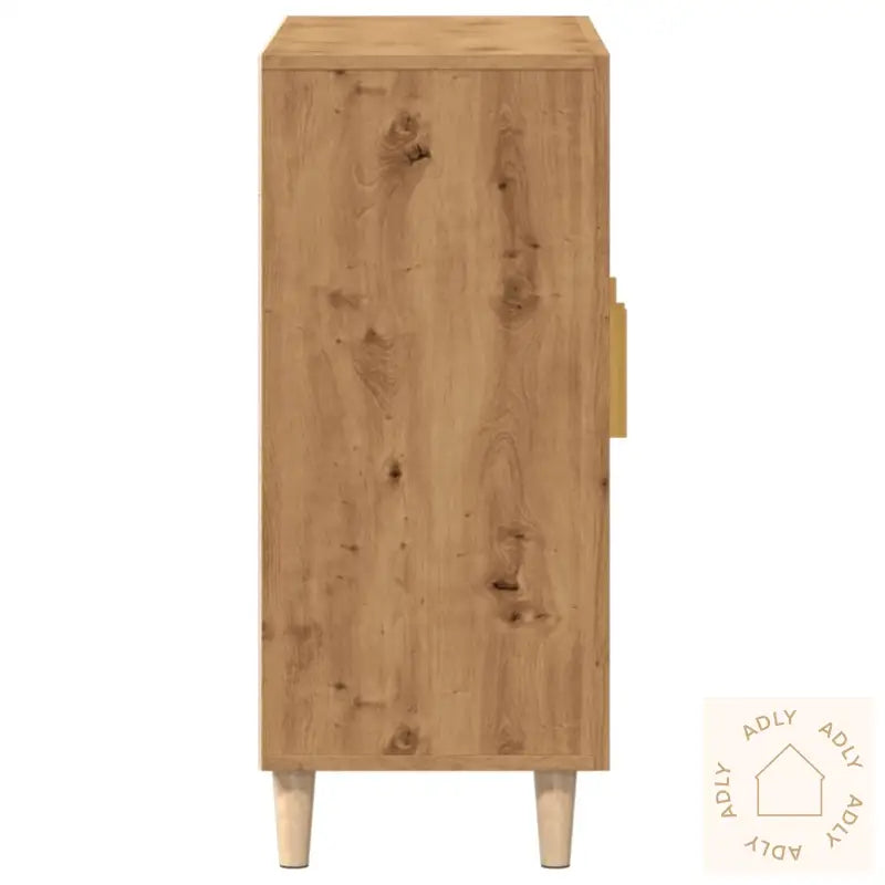 Skjenk Artisan Eik 90X34X80 Cm Konstruert Tre