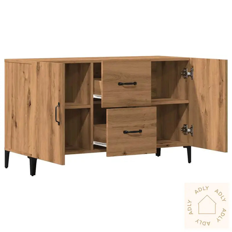 Skjenk Artisan Eik 100X36X60 Cm Konstruert Tre