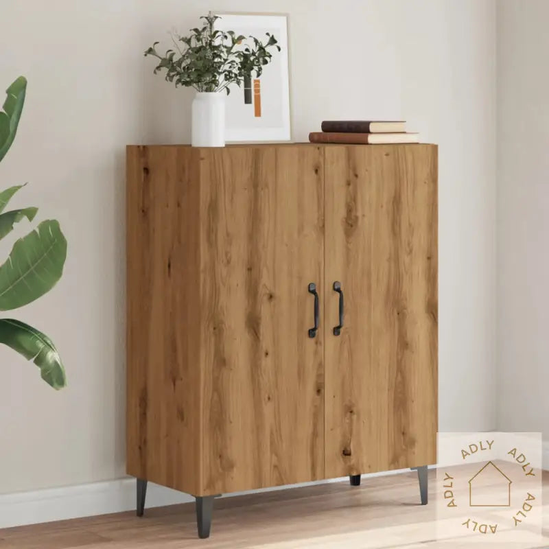 Skjenk Artisan Eik 70X34X90 Cm Konstruert Tre