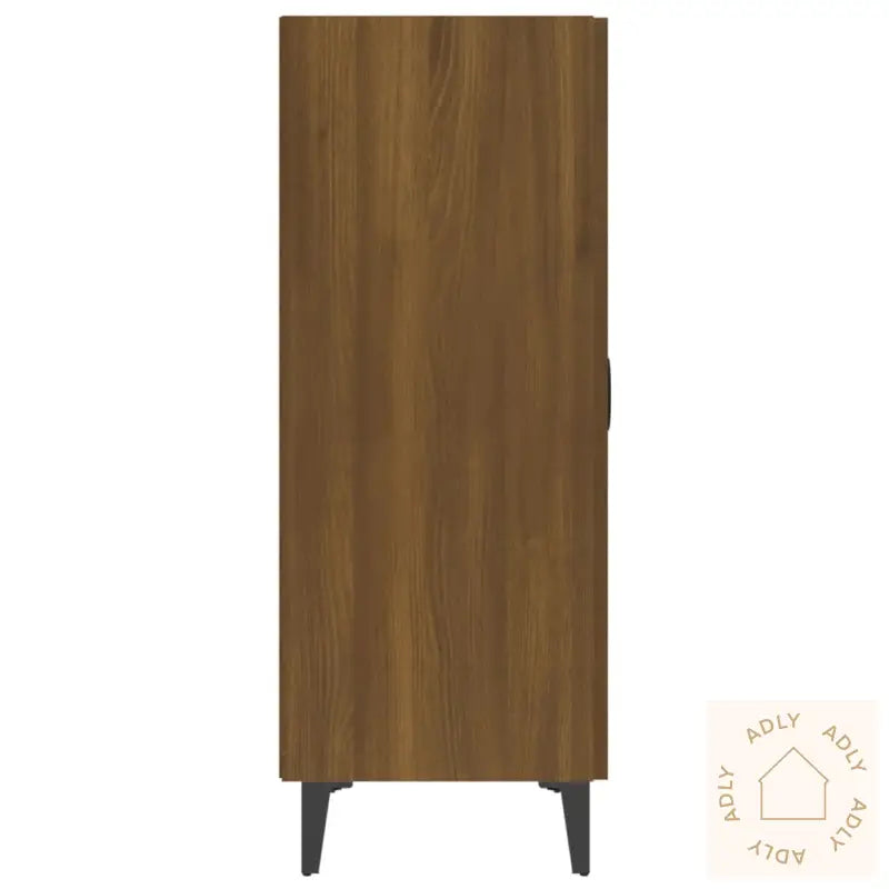 Skjenk Brun Eik 70X34X90 Cm Konstruert Tre