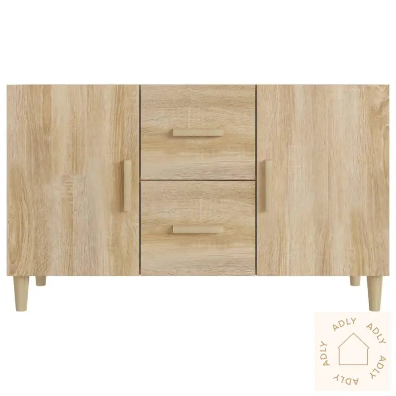 Skjenk Sonoma Eik 100X36X60 Cm Konstruert Tre