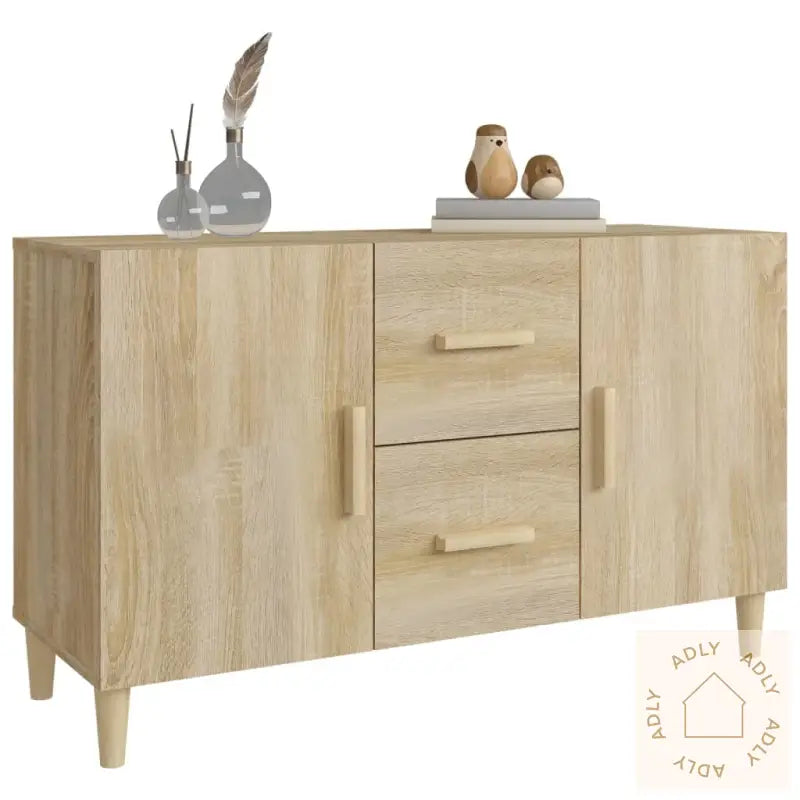Skjenk Sonoma Eik 100X36X60 Cm Konstruert Tre