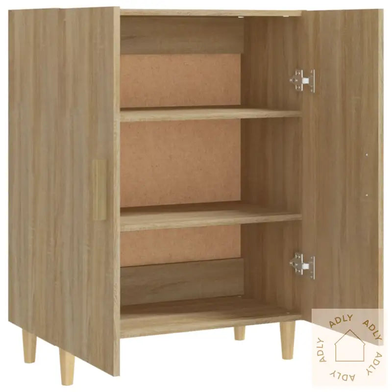 Skjenk Sonoma Eik 70X34X90 Cm Konstruert Tre