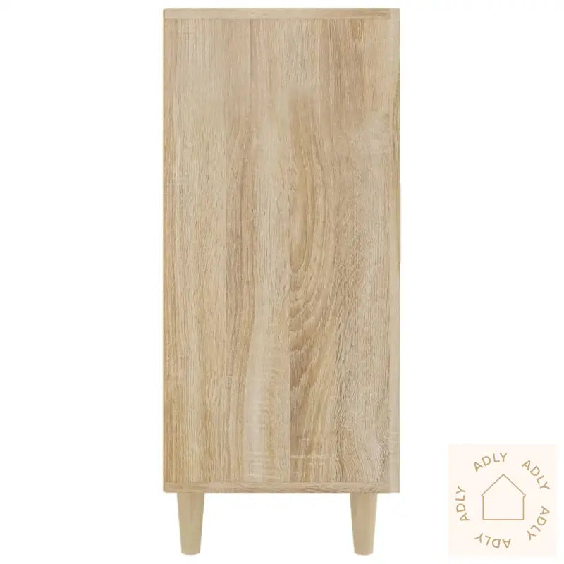 Skjenk Sonoma Eik 90X34X80 Cm Konstruert Tre