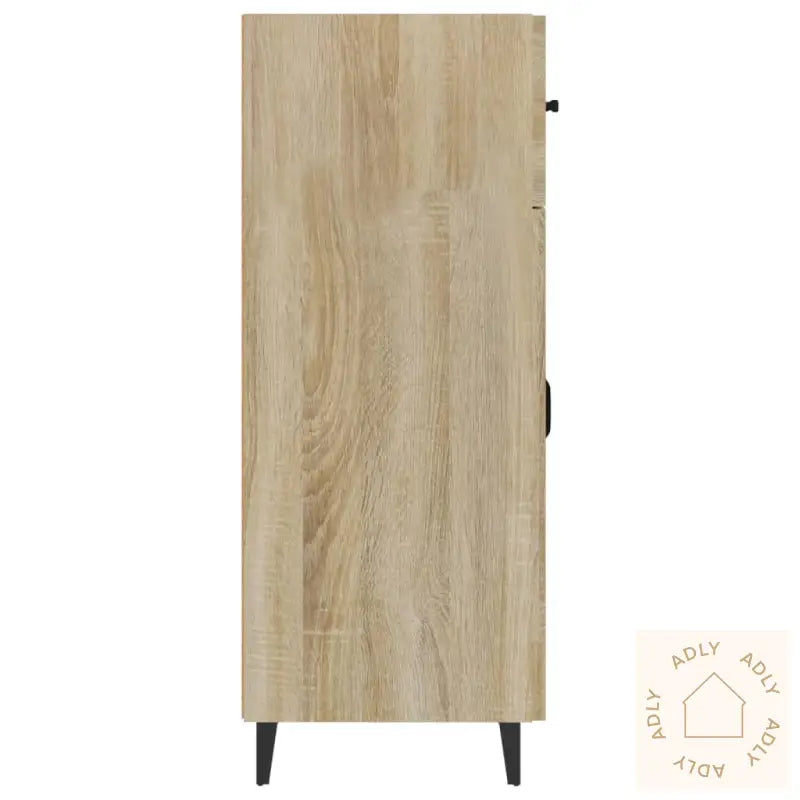 Skjenk Sonoma Eik 69,5X34X90 Cm Konstruert Tre