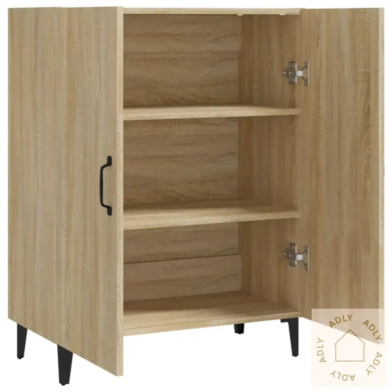 Skjenk Sonoma Eik 70X34X90 Cm Konstruert Tre
