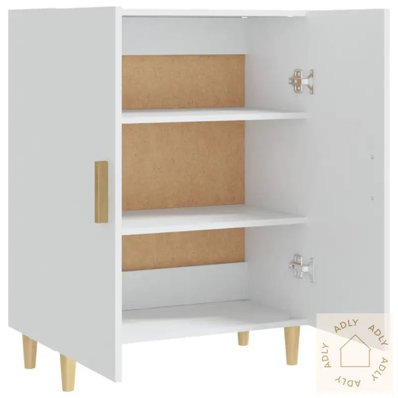 Skjenk Hvit 70X34X90 Cm Konstruert Tre